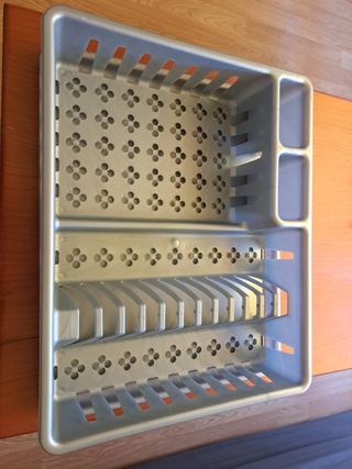 Escurridor Platos Gris Claro