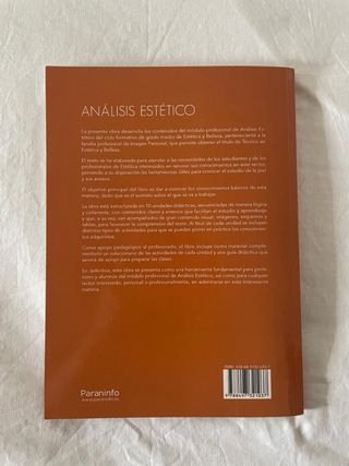 Libro Análisis estético