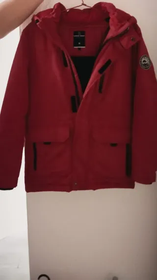 Cazadora roja Green Coast- Talla L nueva