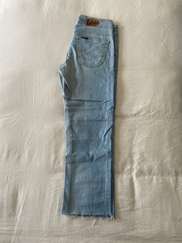 Vaquero pescador Lee mujer talla XS (34)