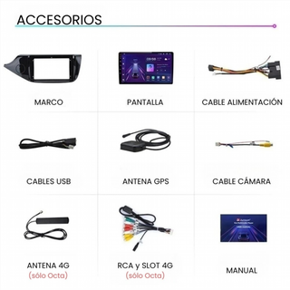 Radio Android Auto Carplay Kia Ceed Cee'd 2 2012-