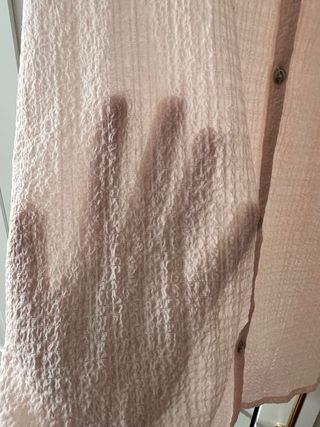 Blusa Mango rosa talla M