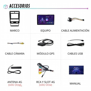Radio Android Auto Carplay Ford Mondeo 3 2004 - 2