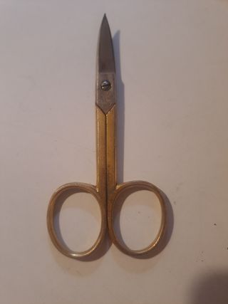 Forbici vintage manicure oro