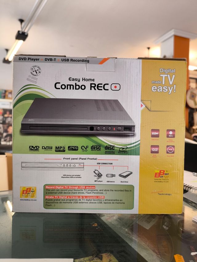Combo RECO Easy Home - DVD, TDT, Grabador USB
