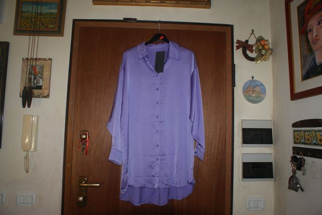 Camicie in raso - Rosso e Viola