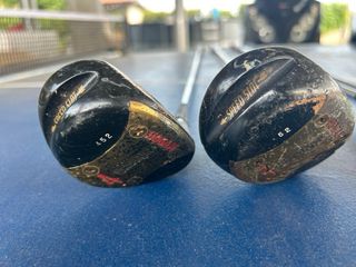 Mazze da golf vintage (4 legni + 1 ferro)