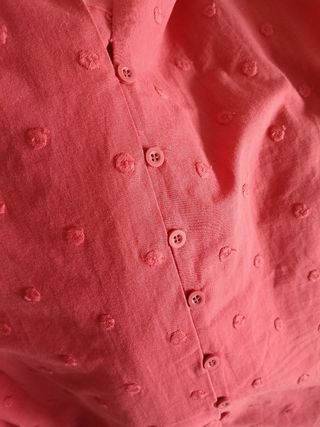 Blusón Violeta-Mango rojo XL