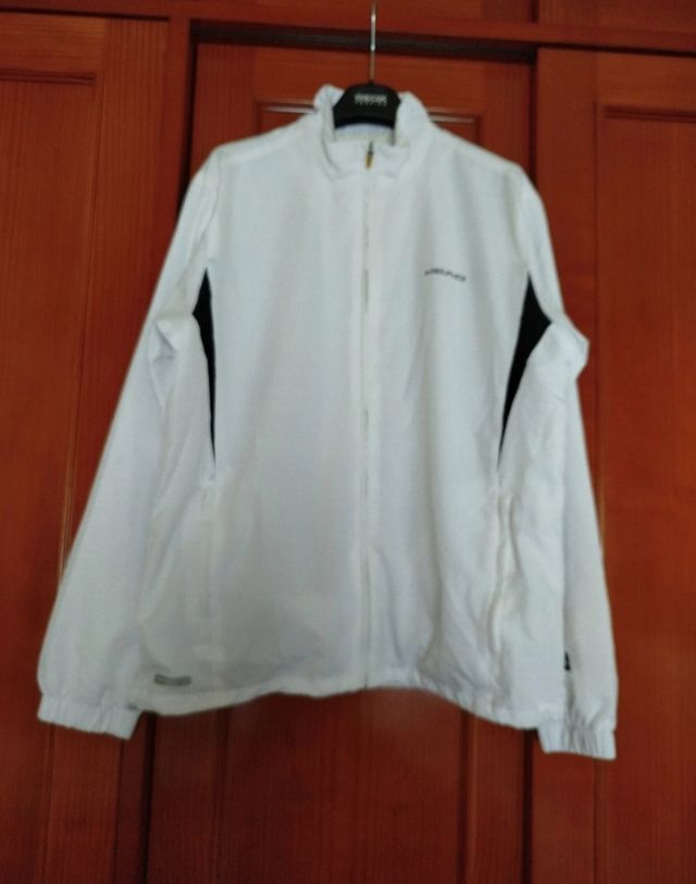 Cortavientos blanco talla XL