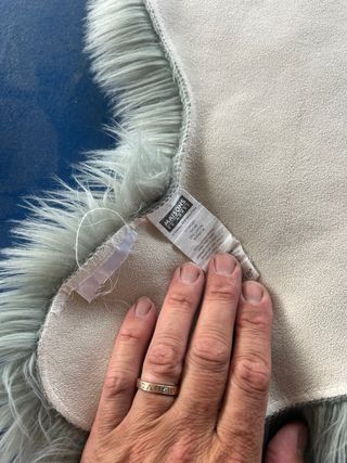 Tappeto shaggy grigio - morbido