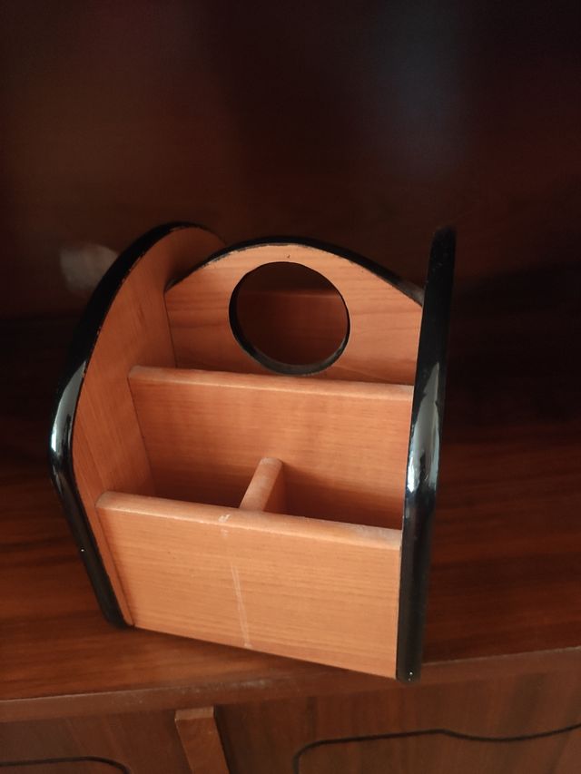 Porta cartas madera cerezo