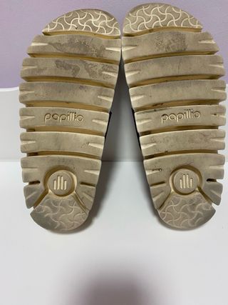 Birkenstock Papillio - Sandalias negras, talla 39