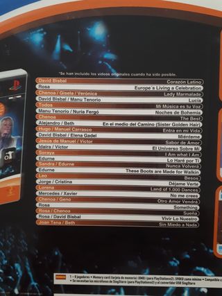 Singstar y 2 micrófonos.  PlayStation 2