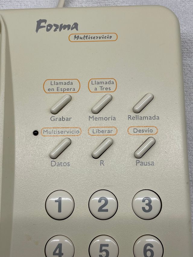 Teléfono Forma beige