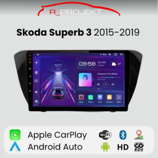 Radio Android Auto Carplay Skoda Superb 3 2015 -