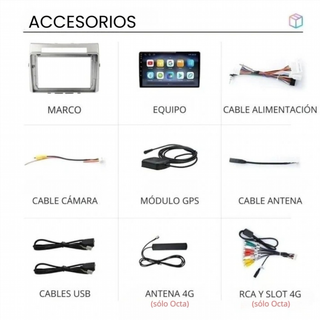 Radio Android Auto Carplay Toyota Corolla Verso 2