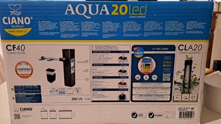 Acuario Ciano Aqua 20 Led, prácticamente nuevo. 