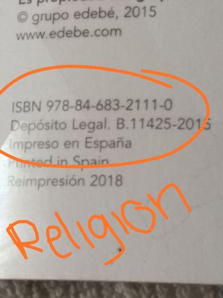Libros de texto tercero de la eso.