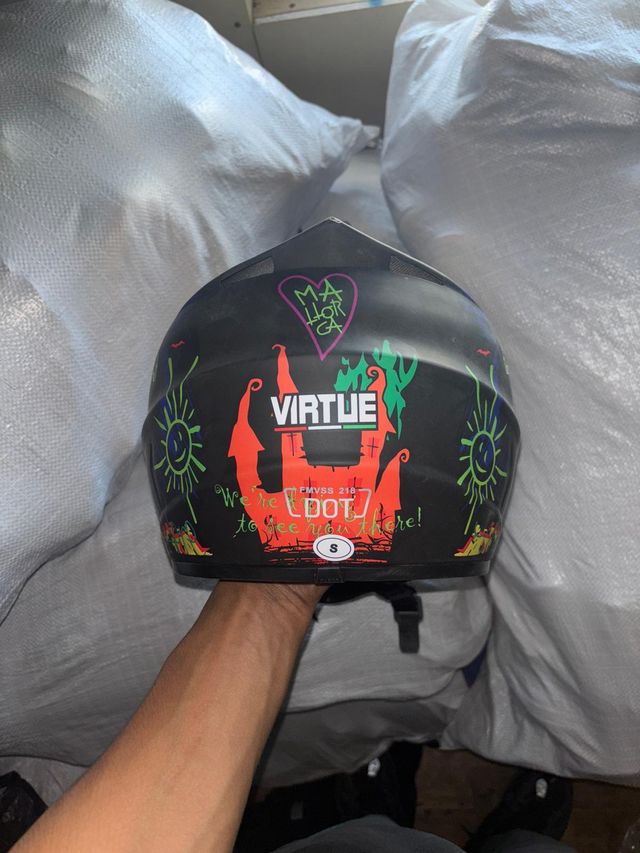 Casco de moto 
