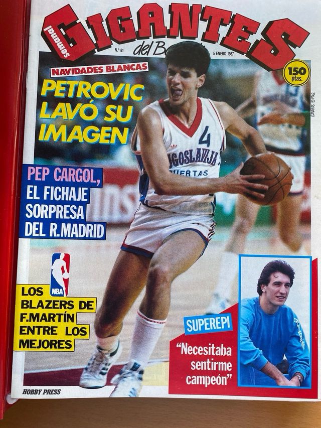 EXTRAORDINARIA COLECCIÓN
GIGANTES DEL BASKET 1987