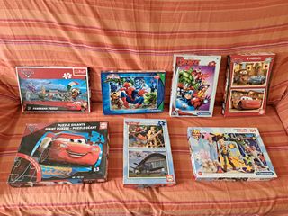 7 Puzzles infantiles Disney - Marvel