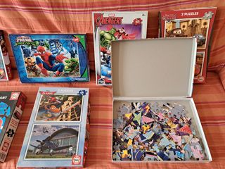 7 Puzzles infantiles Disney - Marvel
