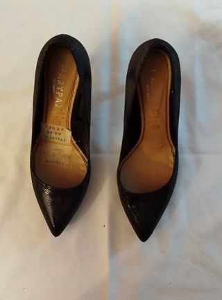 MARYPAZ Tacones negros 9cm - 37