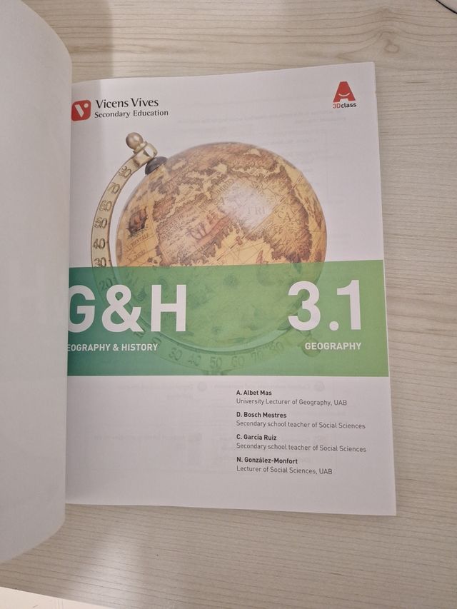G&H 3 (3.1-3.2)+2CD'S GEOGRAPHY-HISTORY) 3D CLASS