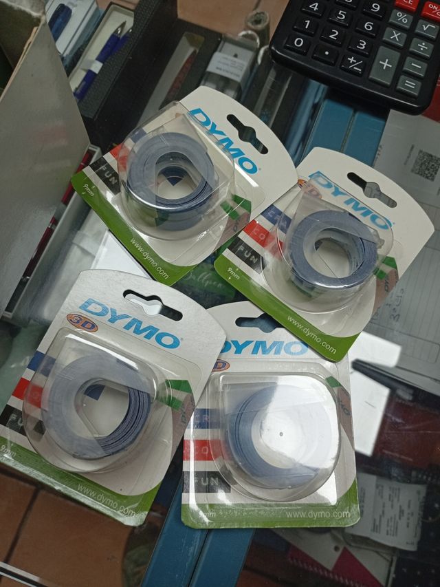 Cintas Dymo: Etiquetas relieve
