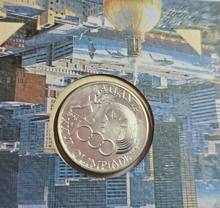 Moneta Olimpiadi Atlanta '96 - 1000 Lire in argent