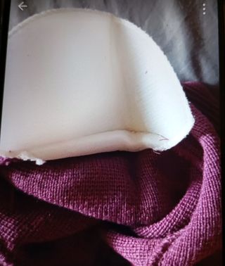 Chaqueta rosa de punto