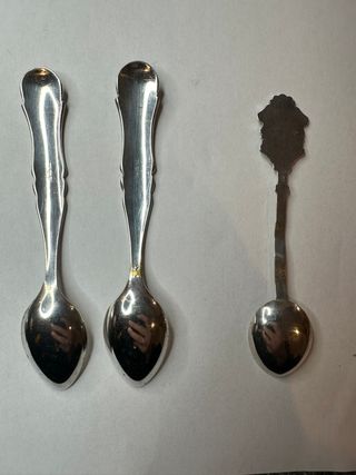 9 Cucchiaini d'Argento Collezione