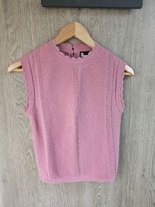 Top The Kooples rosa - sin mangas