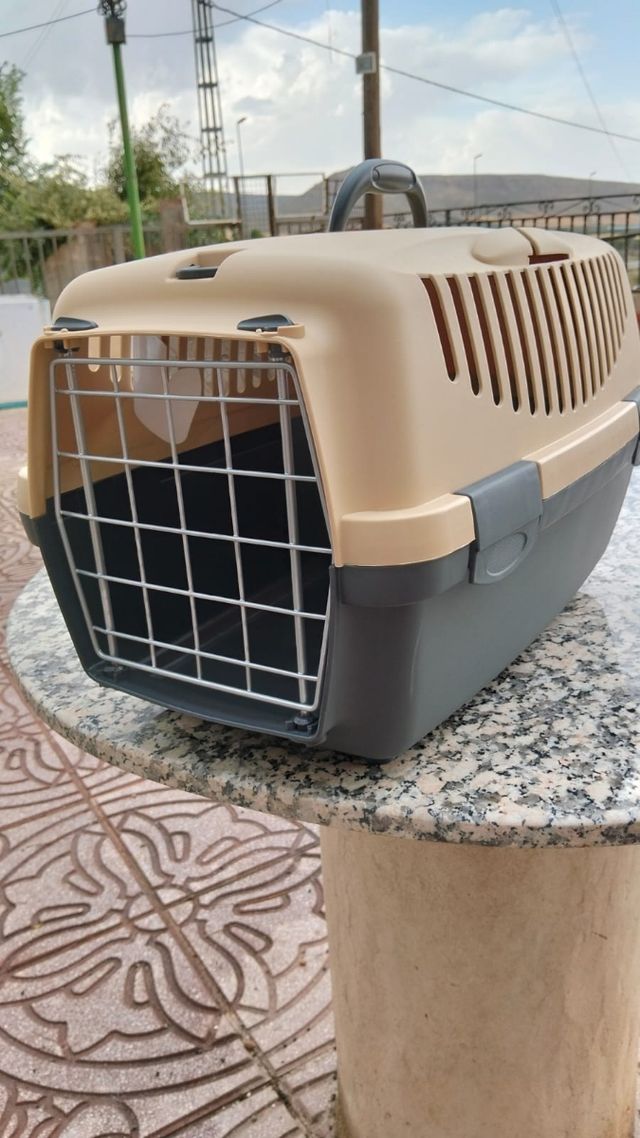 Transportín Gulliver beige y gris NUEVO