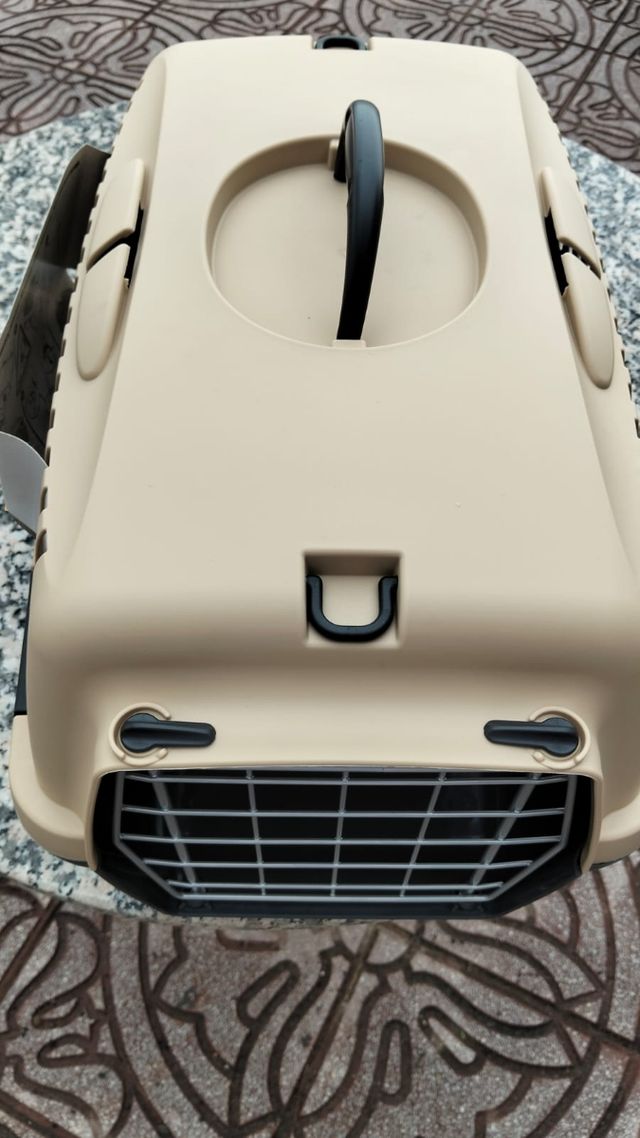 Transportín Gulliver beige y gris NUEVO