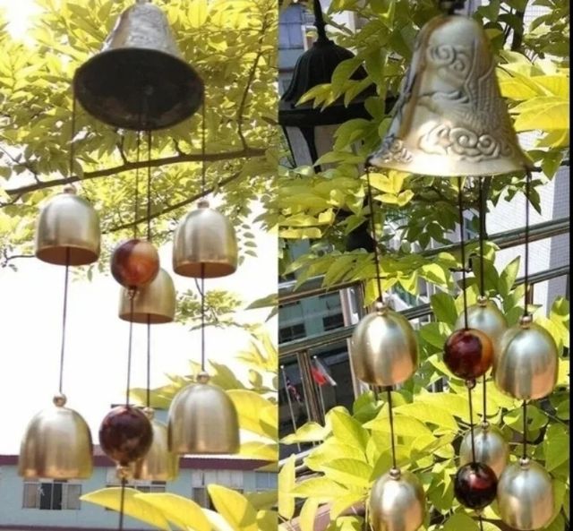 Campanas de viento metálicas