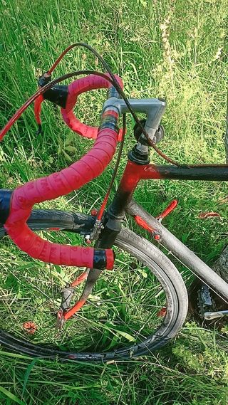 Bicicleta clásica restaurada