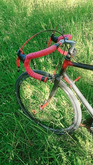 Bicicleta clásica restaurada