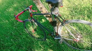 Bicicleta clásica restaurada