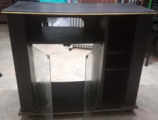 Mueble TV negro