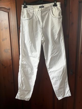 Pantaloni Brums bianchi tg 46 170 cm