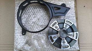 Cubierta polea negra H-D Nighster