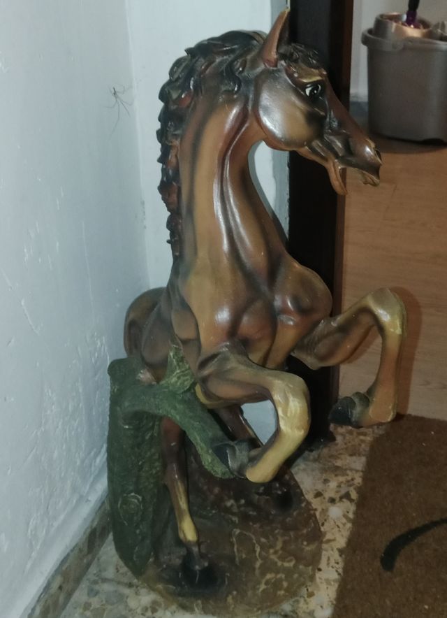 Escultura Caballo Cerámica antigua