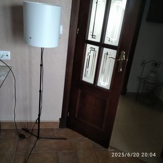 Lámpara LED de pie - Rosa y Blanca