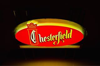 LUMINOSO CHESTERFIELD/ART DECO / VINTAGE / AÑOS 70