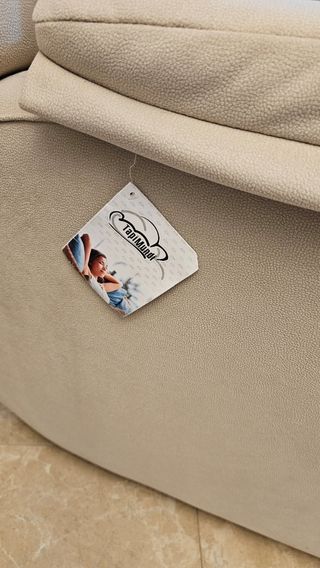 Sillón relax Tapimundi beige a bateria