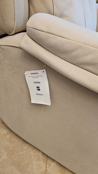 Sillón relax Tapimundi beige a bateria