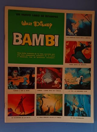 1971 Álbum Bambi Disney. SÓLO ENVIO 