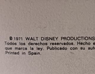 1971 Álbum Bambi Disney. SÓLO ENVIO 