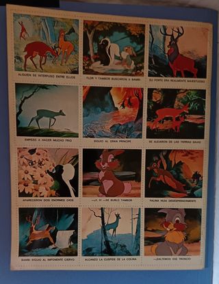 1971 Álbum Bambi Disney. SÓLO ENVIO 